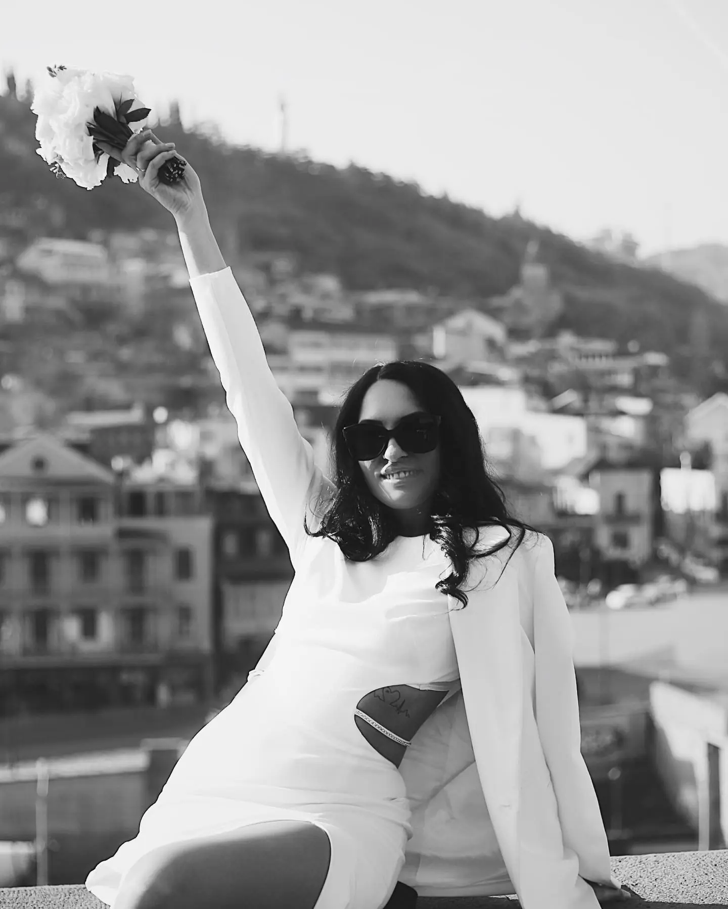 Свадебная церемония в живописном месте Грузии